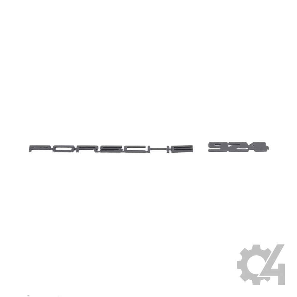 Porsche 924 Rear Badge Emblem Set