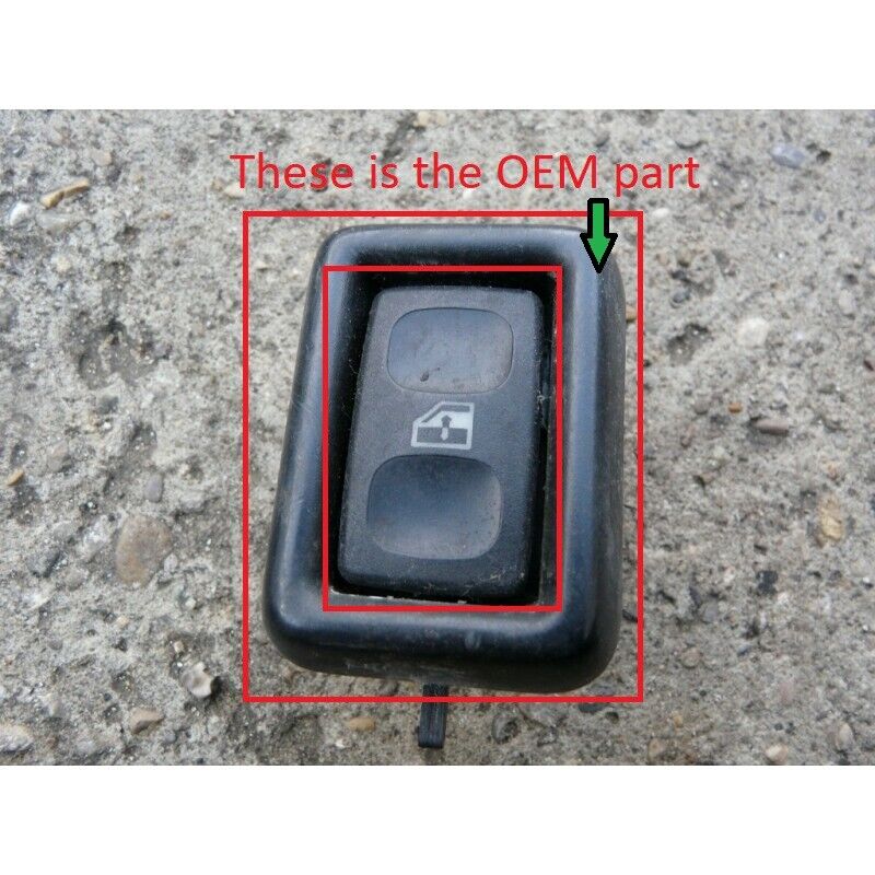 2x VW Golf 2 MK2 GTI GTD G60 Side Door Sliding Window Switch HOUSING
