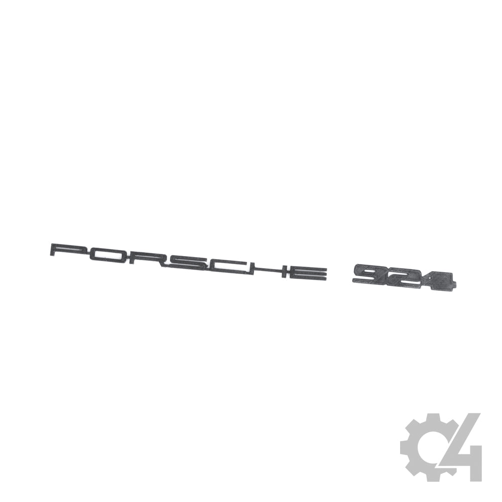Porsche 924 Rear Badge Emblem Set