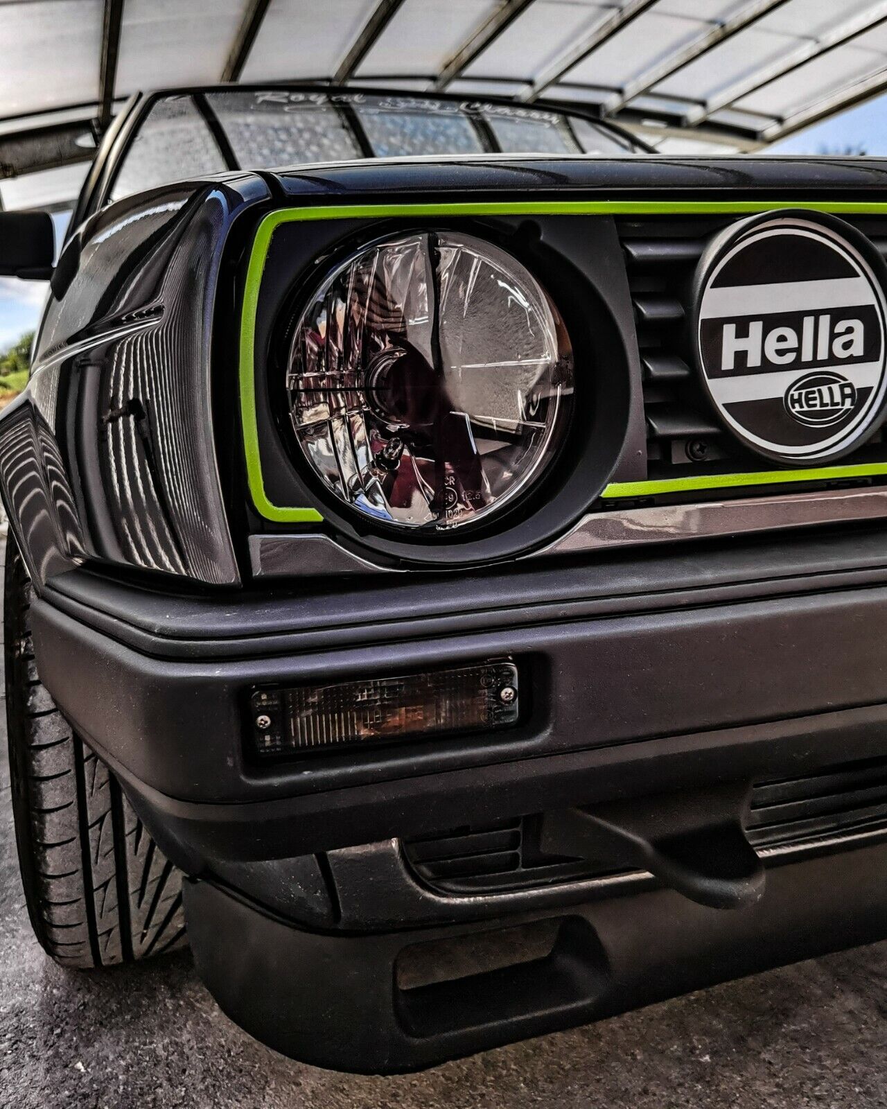 2xHella Style pokrovi žarometov za VW GOLF 2 MK2 GTI GTD16V G60 Rallye