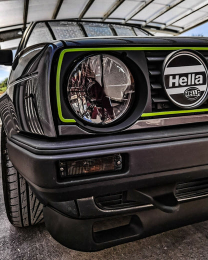 2xHella Style pokrovi žarometov za VW GOLF 2 MK2 GTI GTD16V G60 Rallye
